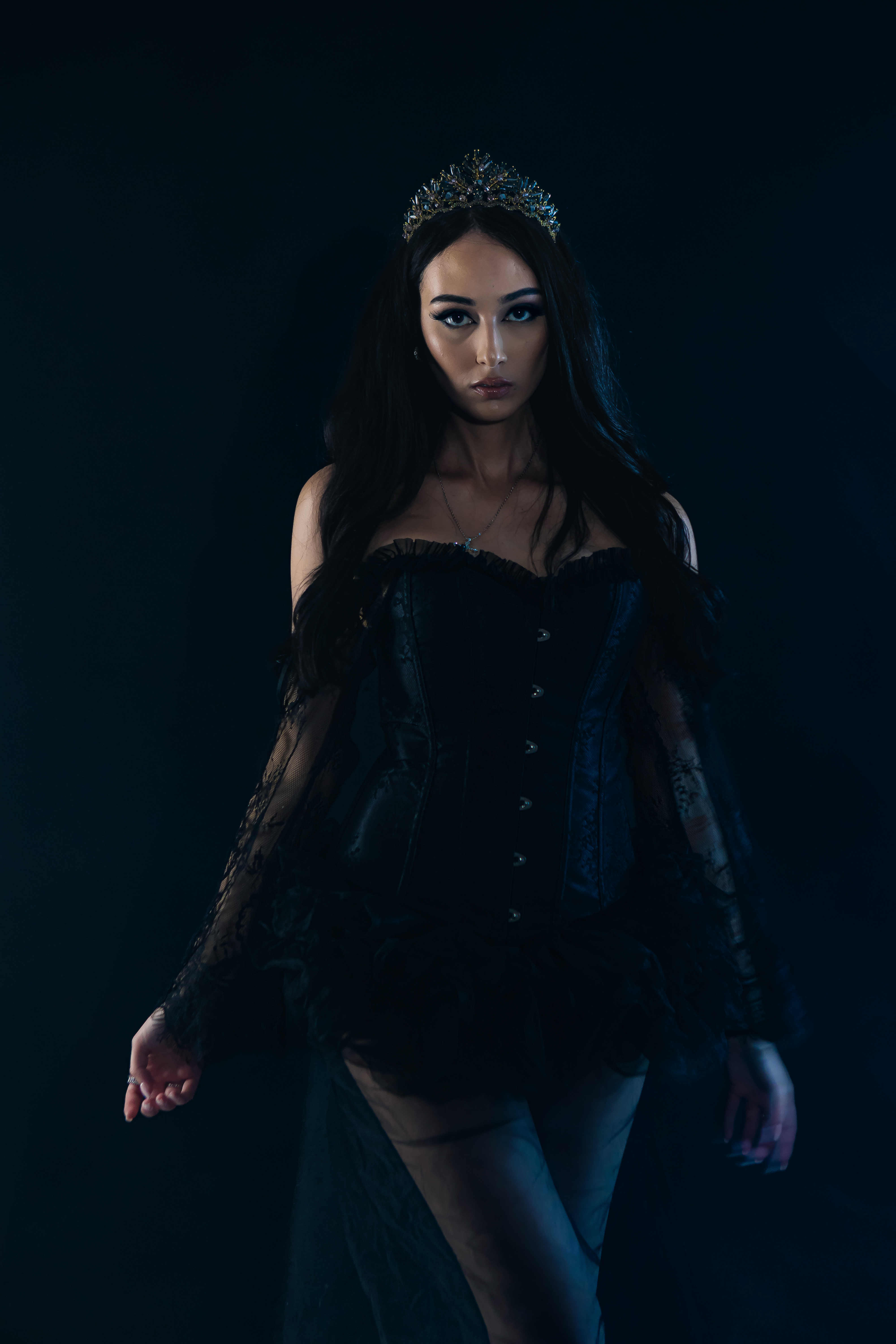 Sharon Black Swan Portrait 12