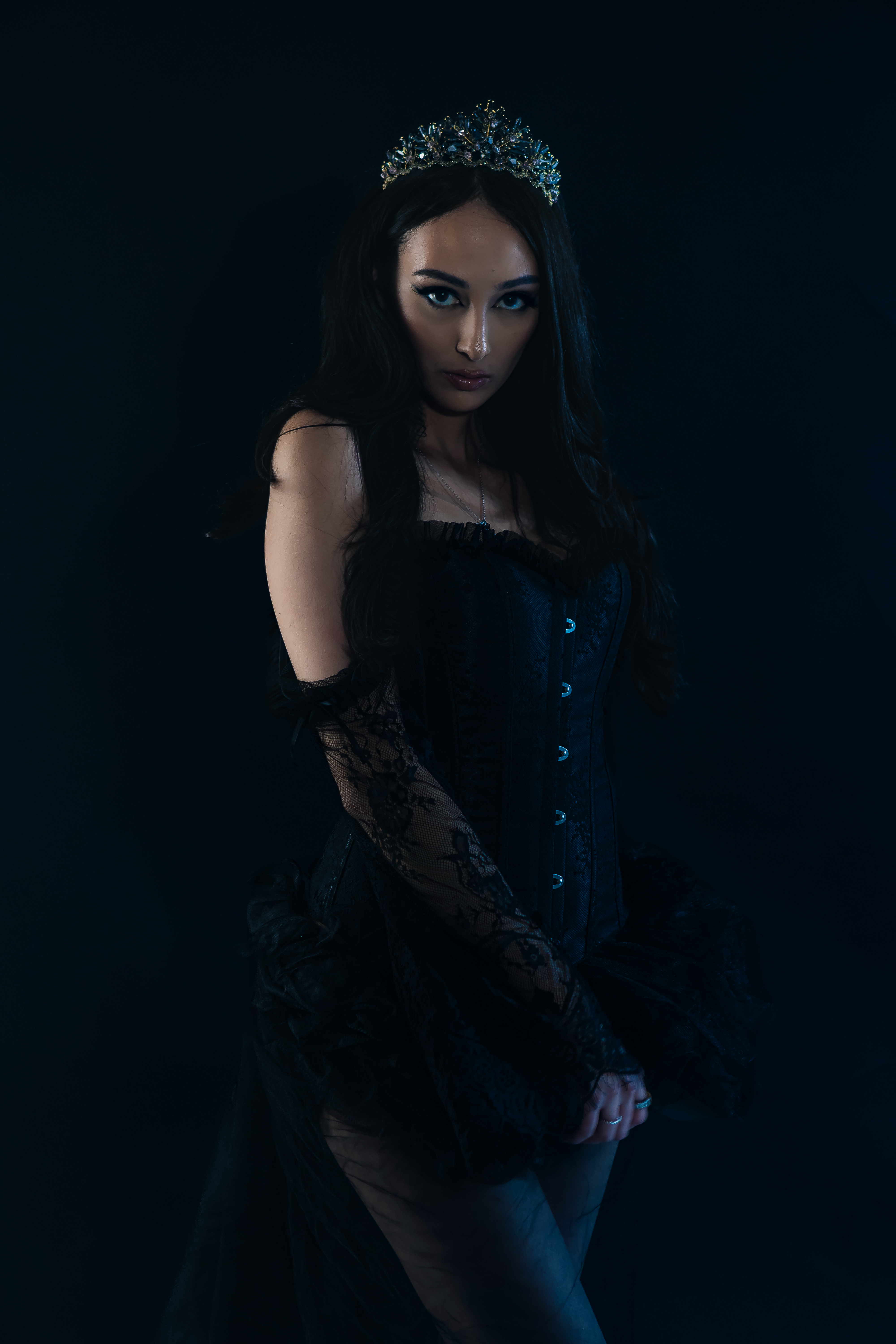 Sharon Black Swan Portrait 13