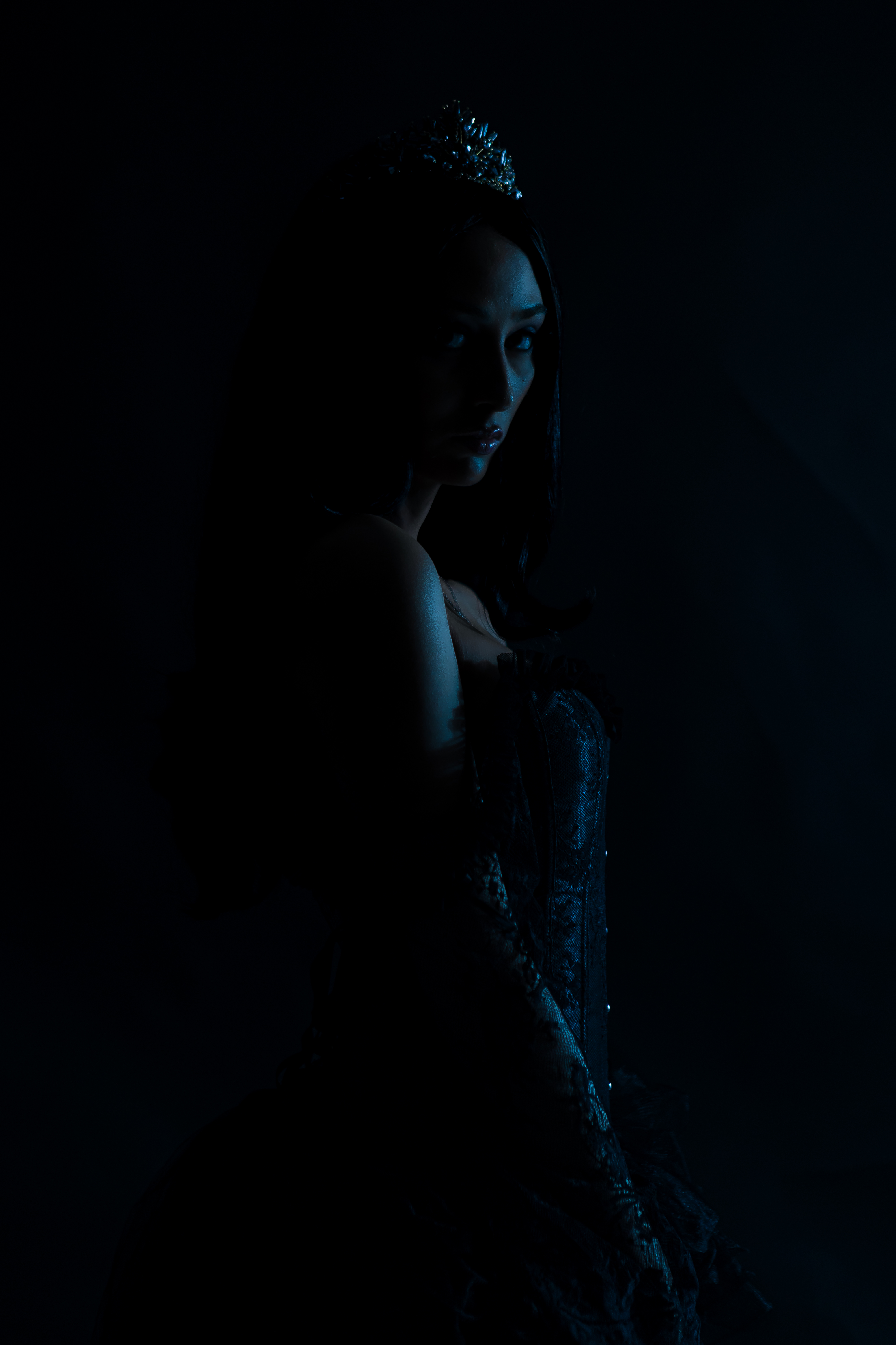 Sharon Black Swan Portrait 14