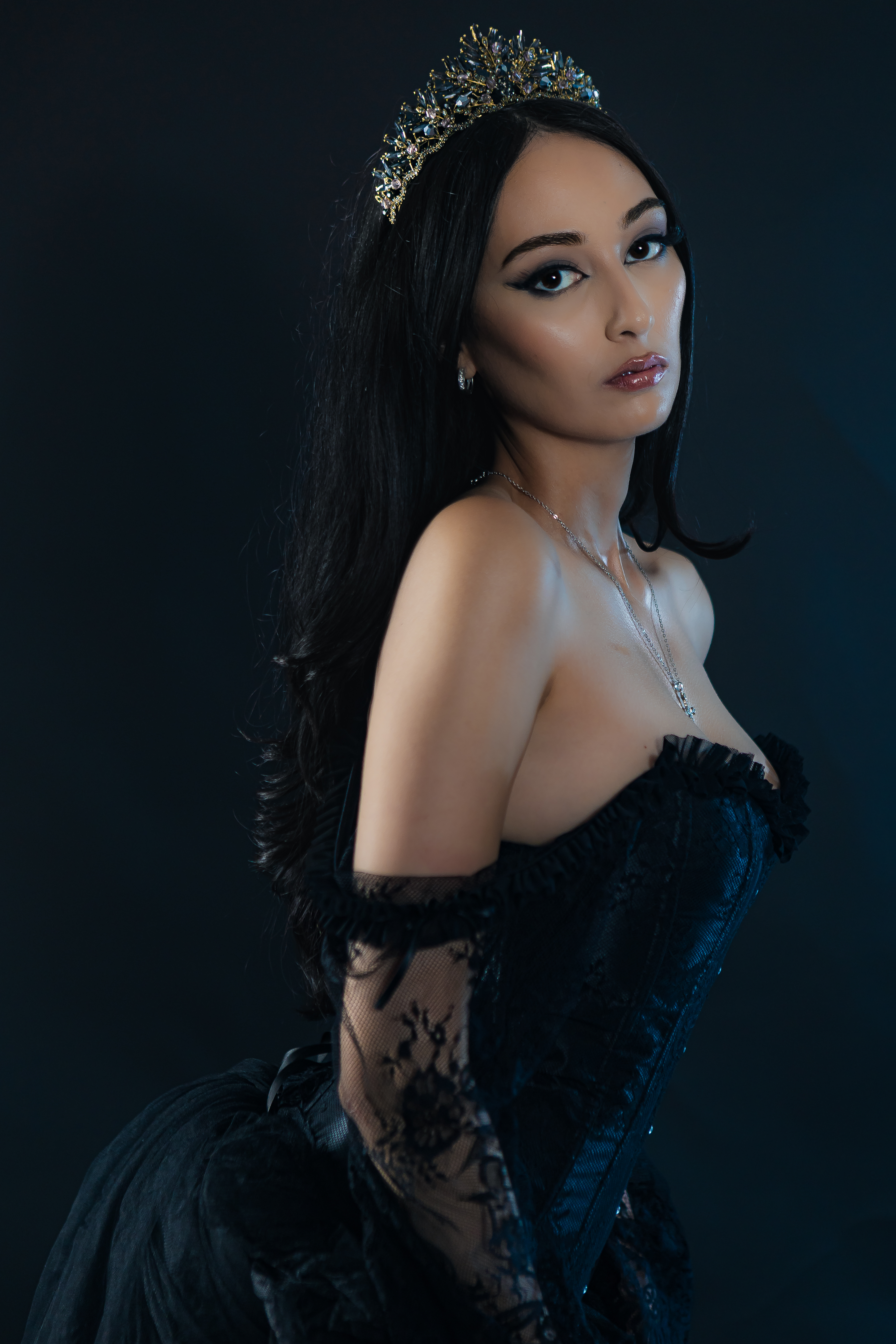 Sharon Black Swan Portrait 15