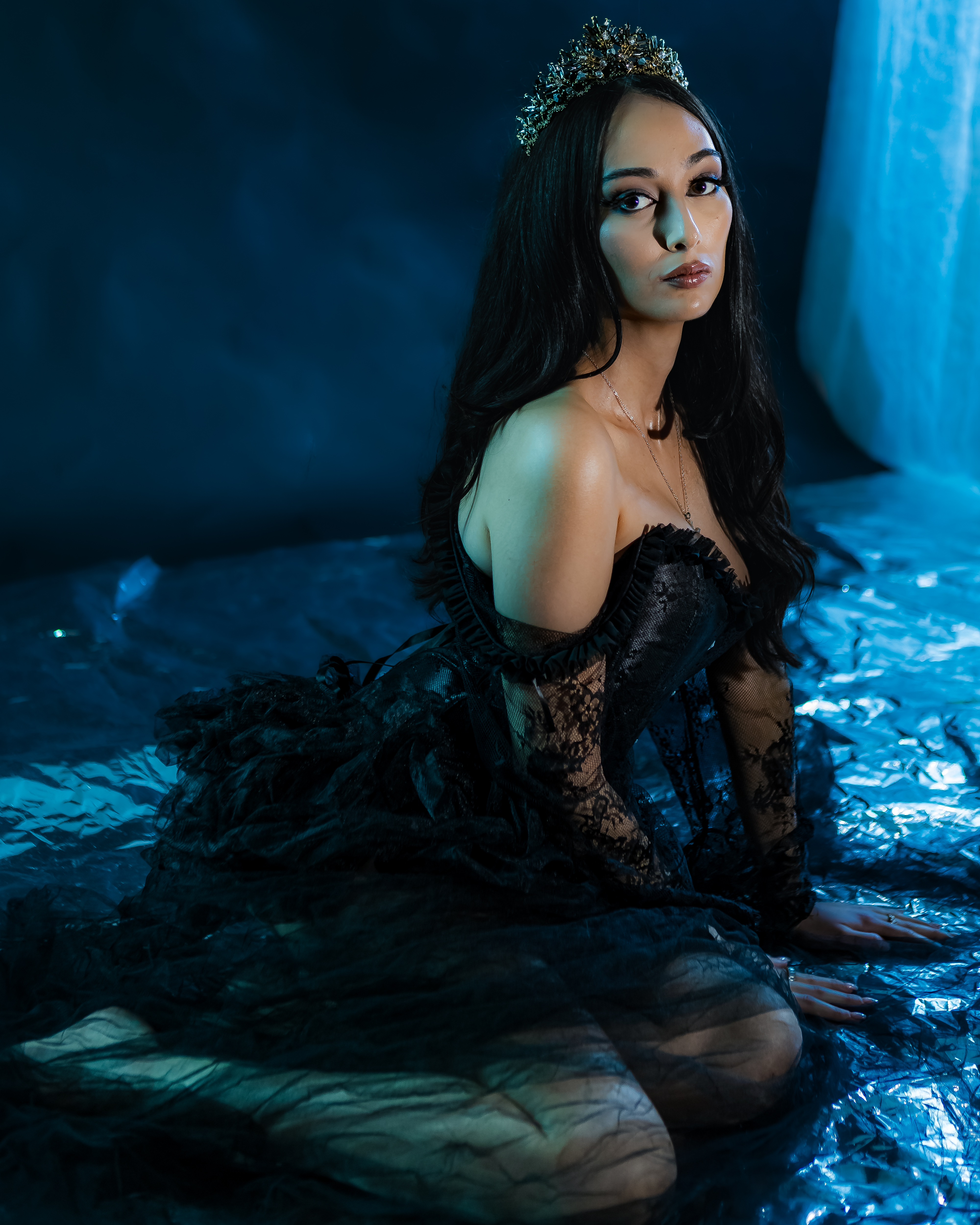 Sharon Black Swan Portrait 4