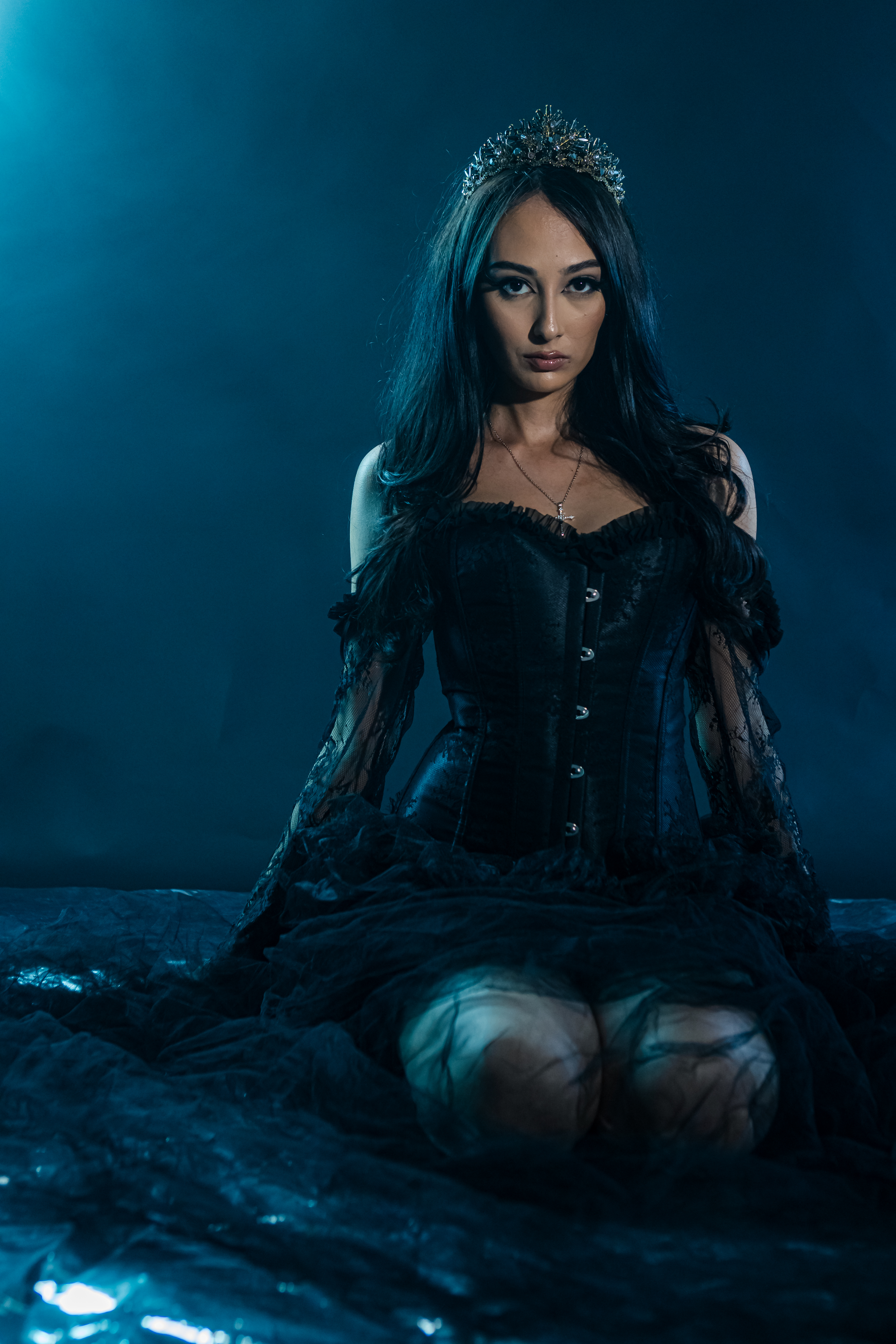 Sharon Black Swan Portrait 8